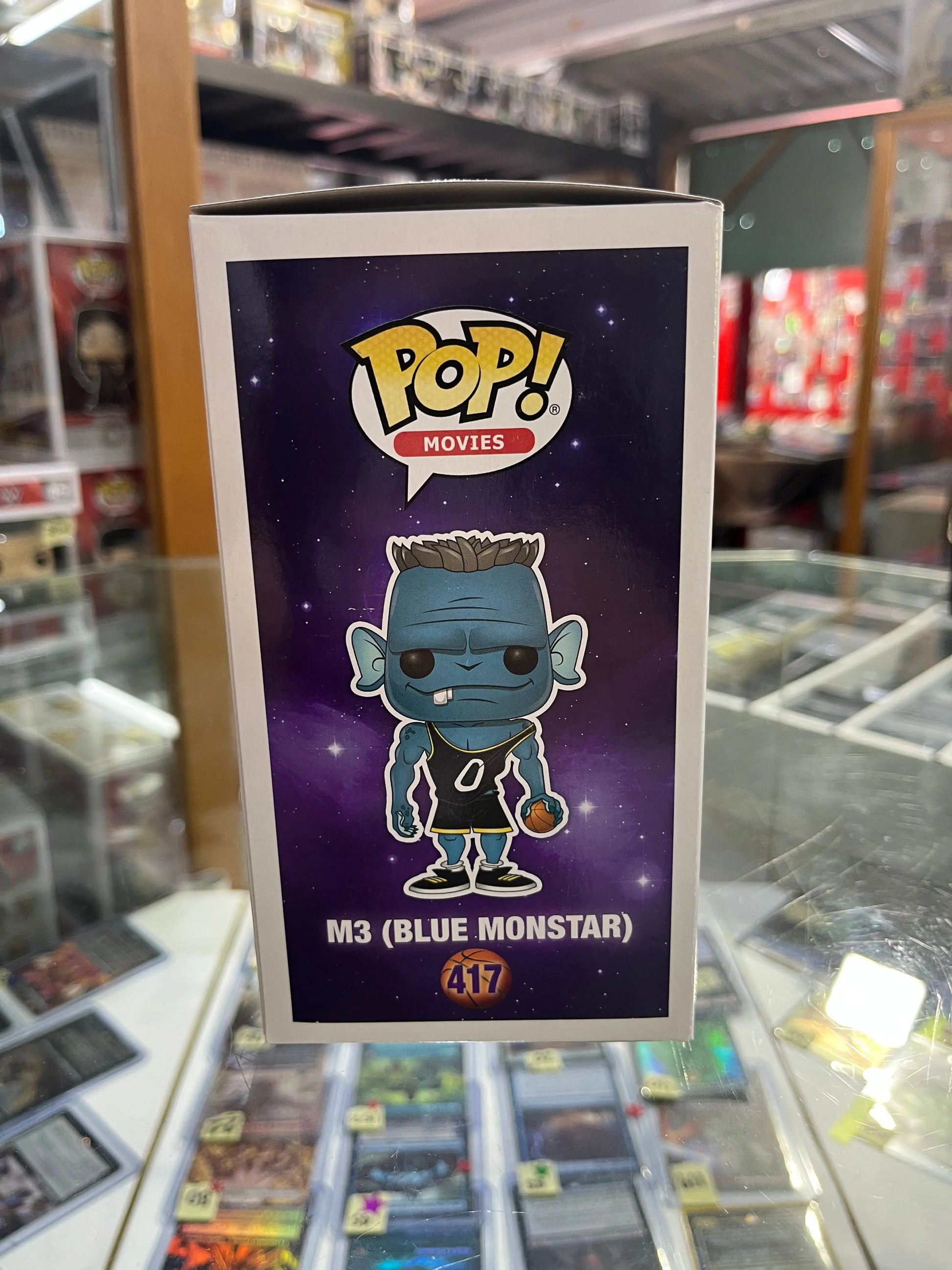 Funko Pop!! Vinyl: Space Jam - M3 (Blue Monstar) #417 FRENLY BRICKS - Open 7 Days