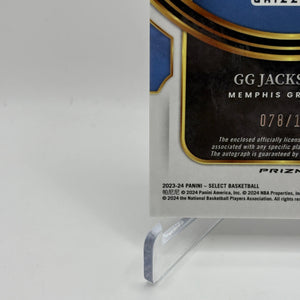 2023-24 Panini Select Basketball GG Jackson II Silver Prizm RPA Auto /199 FRENLY BRICKS - Open 7 Days