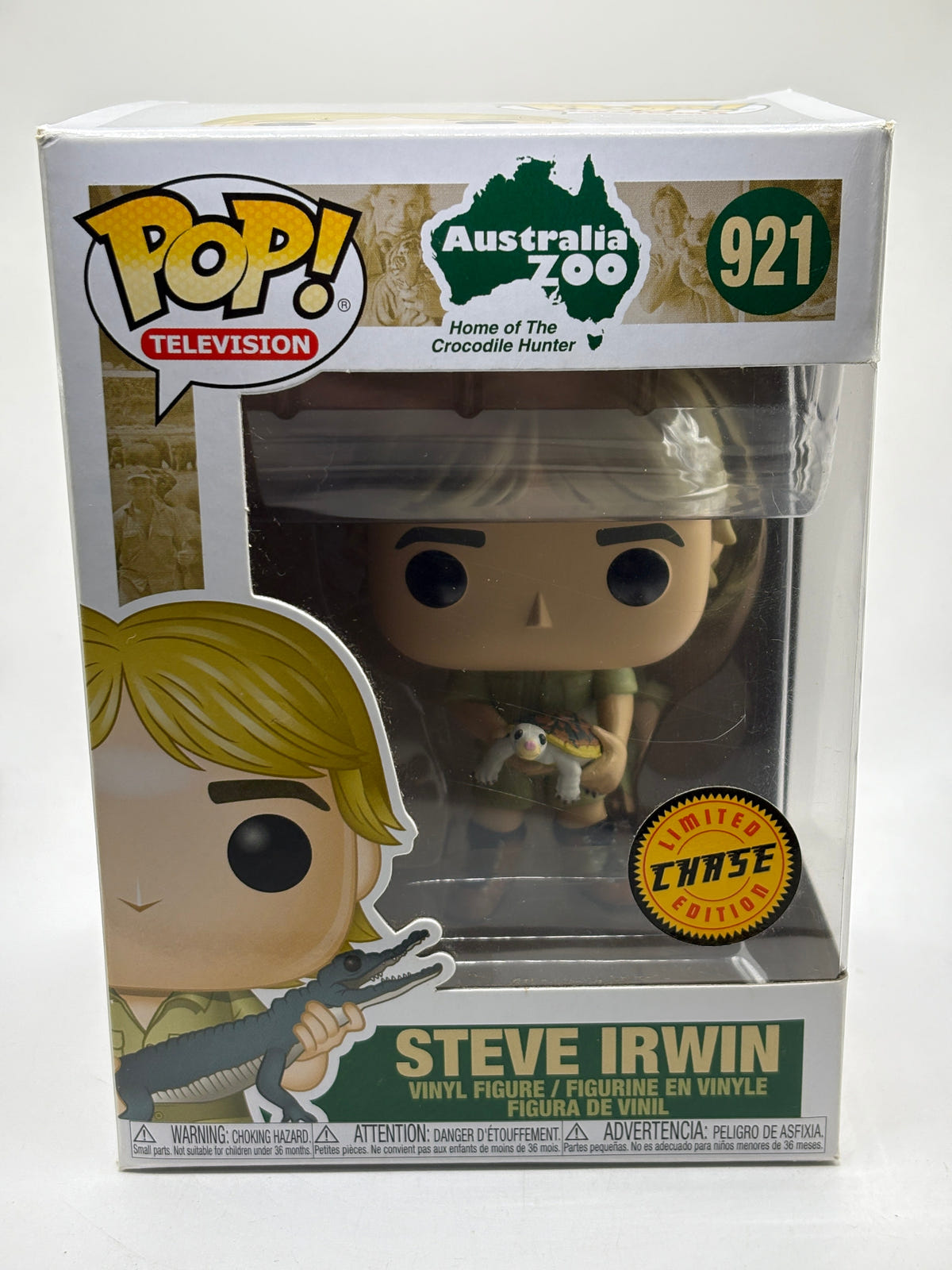Funko POP! Television Australia Zoo #921 Steve Irwin Limited Chase FRENLY BRICKS - Open 7 Days image 1