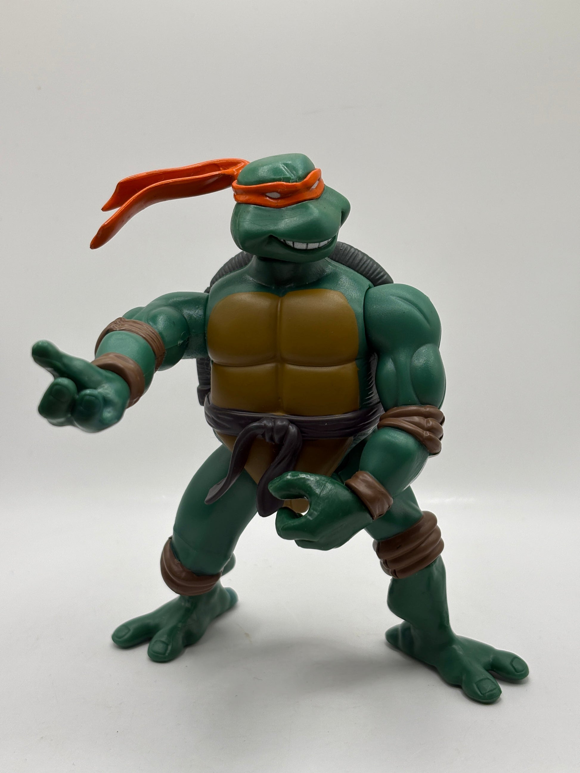 2002 Vintage Playmates TMNT Michelangelo Action Figure Loose FRENLY BRICKS - Open 7 Days