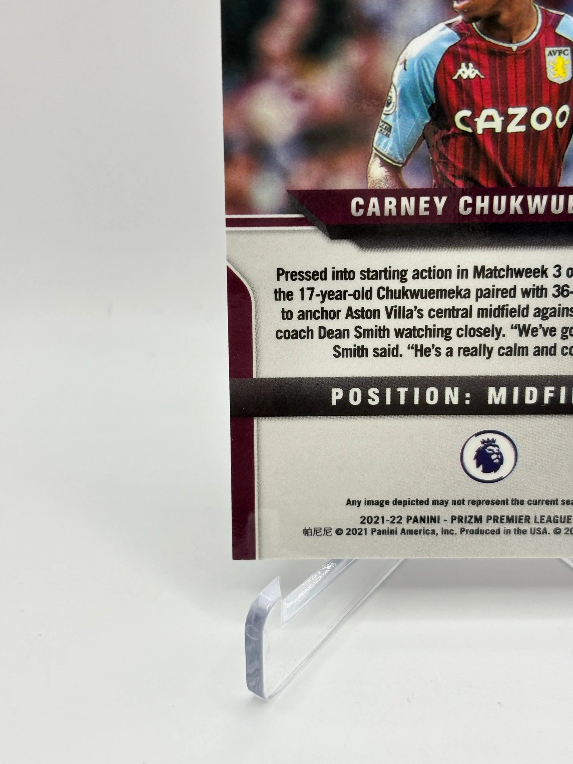 2021-22 Panini Prizm Premier League Soccer Carney Chukwuemeka Rookie Scope FRENLY BRICKS - Open 7 Days