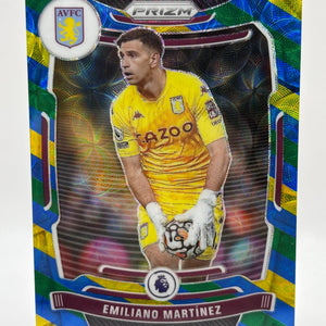 2021-22 Panini Prizm Premier League Soccer Emiliano Martinez Blue Green Yellow Scope FRENLY BRICKS - Open 7 Days