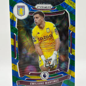 2021-22 Panini Prizm Premier League Soccer Emiliano Martinez Blue Green Yellow Scope FRENLY BRICKS - Open 7 Days