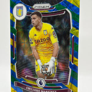 2021-22 Panini Prizm Premier League Soccer Emiliano Martinez Blue Green Yellow Scope FRENLY BRICKS - Open 7 Days