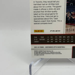 2022 Panini Contenders Optic Basketball Season Ticket Fred VanVleet /45 Red Blue Wave FRENLY BRICKS - Open 7 Days