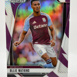 2024-25 Panini Prizm Premier League Ollie Watkins Purple White Stripe /92 FRENLY BRICKS - Open 7 Days