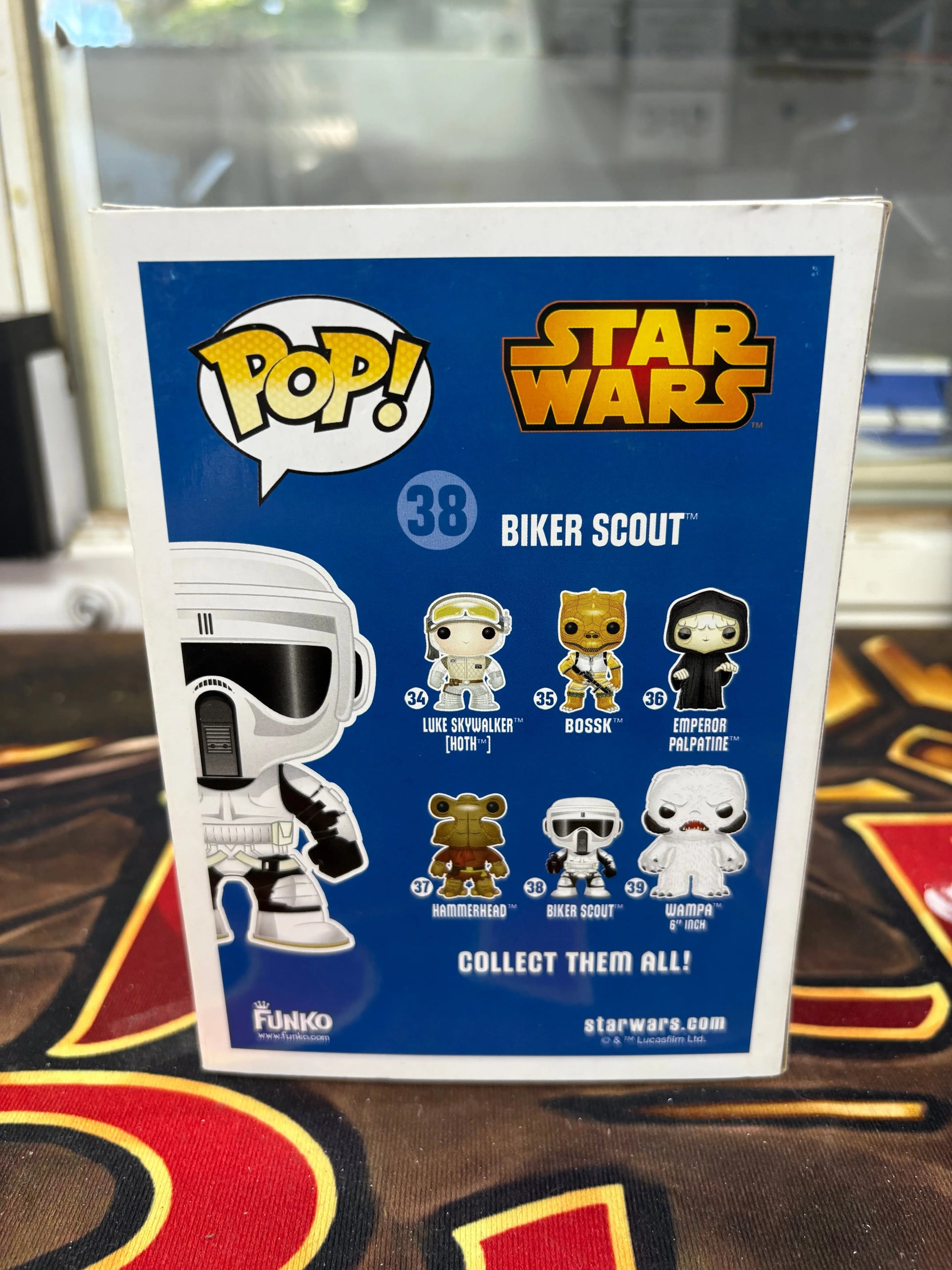 Funko Pop! Vinyl Figure Star Wars - Biker Scout #38 Blue Box 2014 FRENLY BRICKS - Open 7 Days