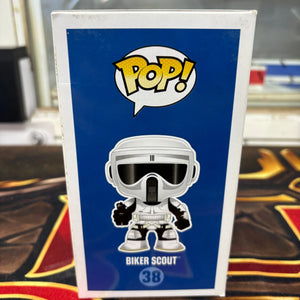 Funko Pop! Vinyl Figure Star Wars - Biker Scout #38 Blue Box 2014 FRENLY BRICKS - Open 7 Days