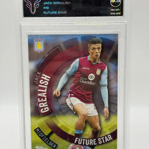 TCG Grading 8.5 2015-16 Topps Premier League Jack Grealish Future Star FRENLY BRICKS - Open 7 Days
