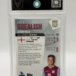 TCG Grading 8.5 2015-16 Topps Premier League Jack Grealish Future Star FRENLY BRICKS - Open 7 Days