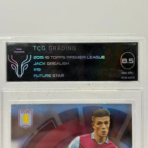 TCG Grading 8.5 2015-16 Topps Premier League Jack Grealish Future Star FRENLY BRICKS - Open 7 Days