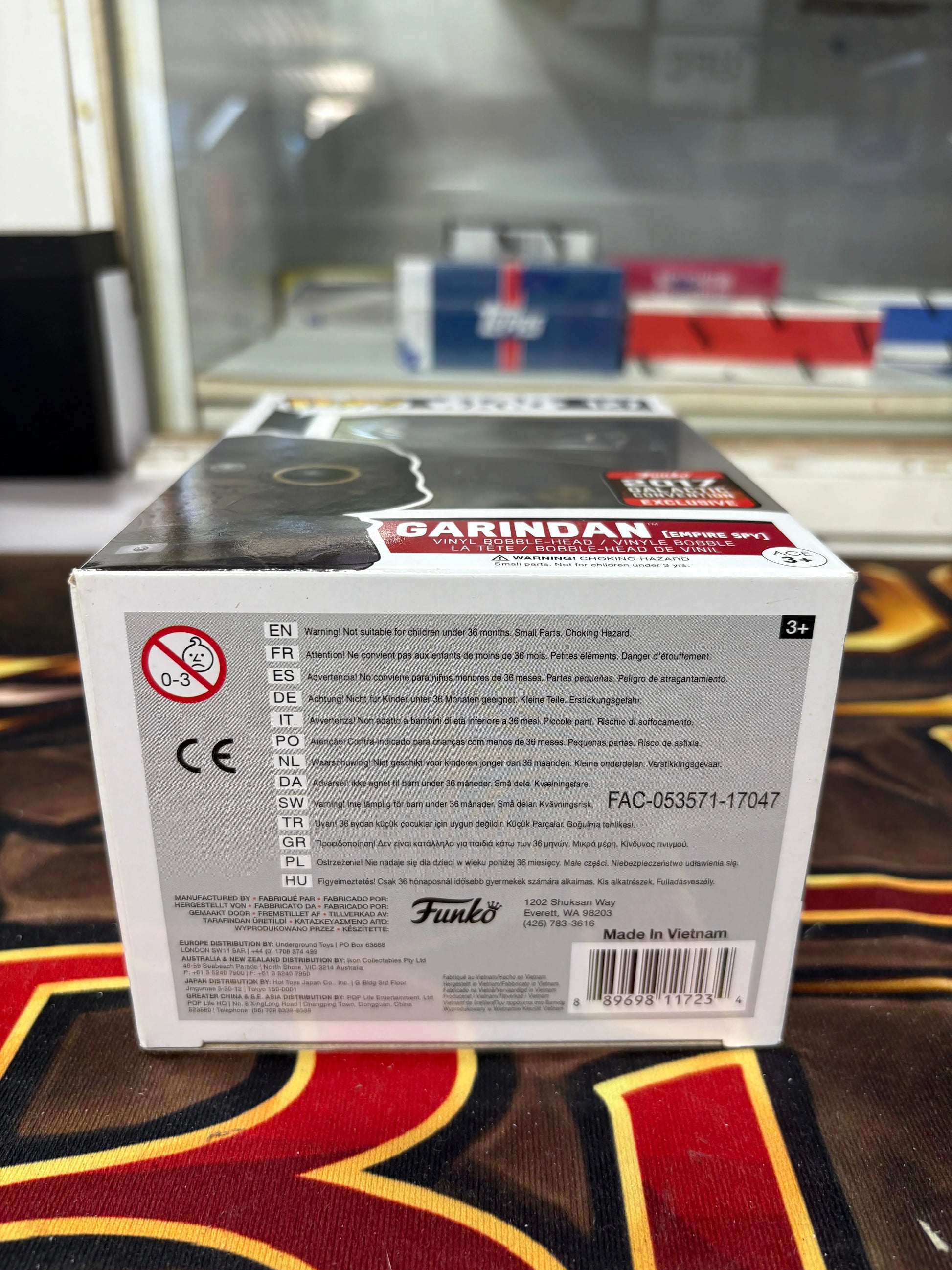 Funko POP Star Wars Garindan Empire Spy #127 2017 Galactic Convention Exclusive FRENLY BRICKS - Open 7 Days