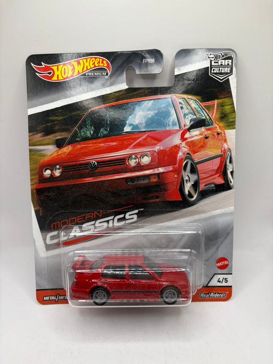 Hot Wheels Premium VW Jetta MK3 Red Modern Classics Car Culture 4/5 FRENLY BRICKS - Open 7 Days