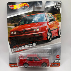 Hot Wheels Premium VW Jetta MK3 Red Modern Classics Car Culture 4/5 FRENLY BRICKS - Open 7 Days