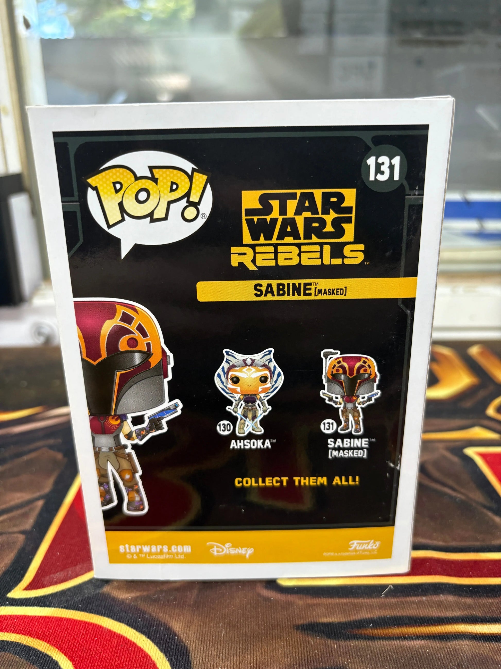 Funko Pop Star Wars Rebels : SABINE (MASKED) #131 FRENLY BRICKS - Open 7 Days
