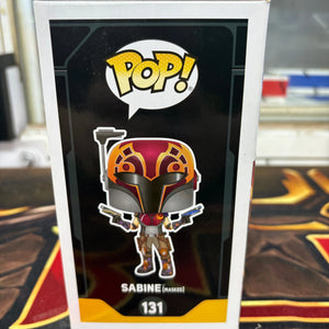 Funko Pop Star Wars Rebels : SABINE (MASKED) #131 FRENLY BRICKS - Open 7 Days