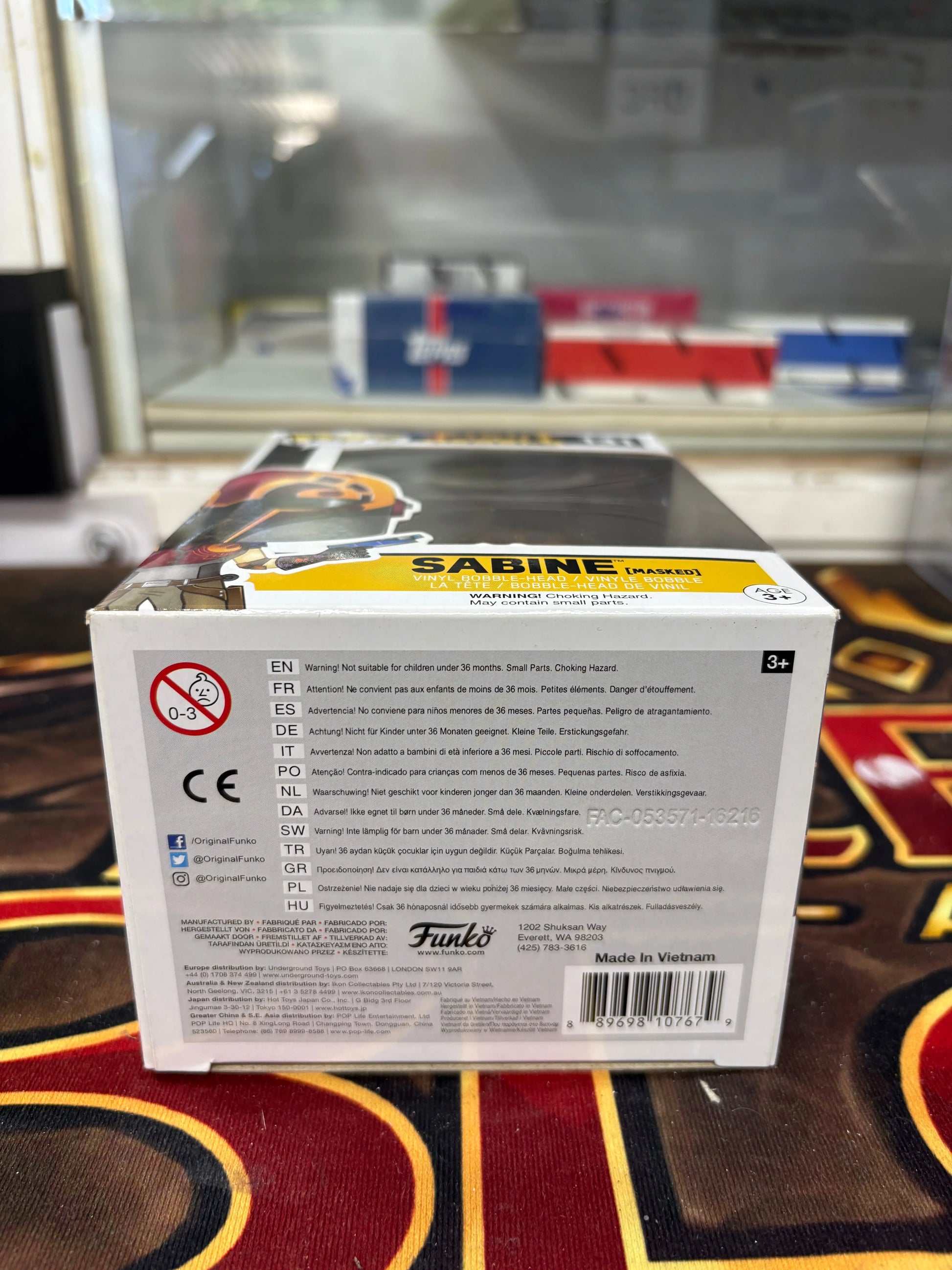 Funko Pop Star Wars Rebels : SABINE (MASKED) #131 FRENLY BRICKS - Open 7 Days