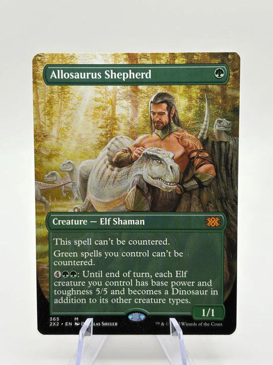 Magic The Gathering - Mythic Allosaurus Shepherd #365 2X2 Borderless LP FRENLY BRICKS - Open 7 Days