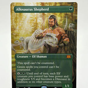 Magic The Gathering - Mythic Allosaurus Shepherd #365 2X2 Borderless LP FRENLY BRICKS - Open 7 Days