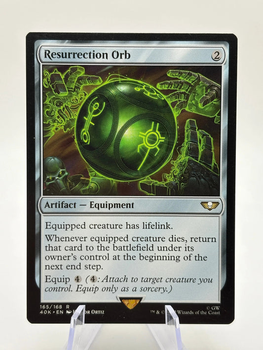 Magic The Gathering - Rare Resurrection Orb Artifact 165/168 40K LP FRENLY BRICKS - Open 7 Days