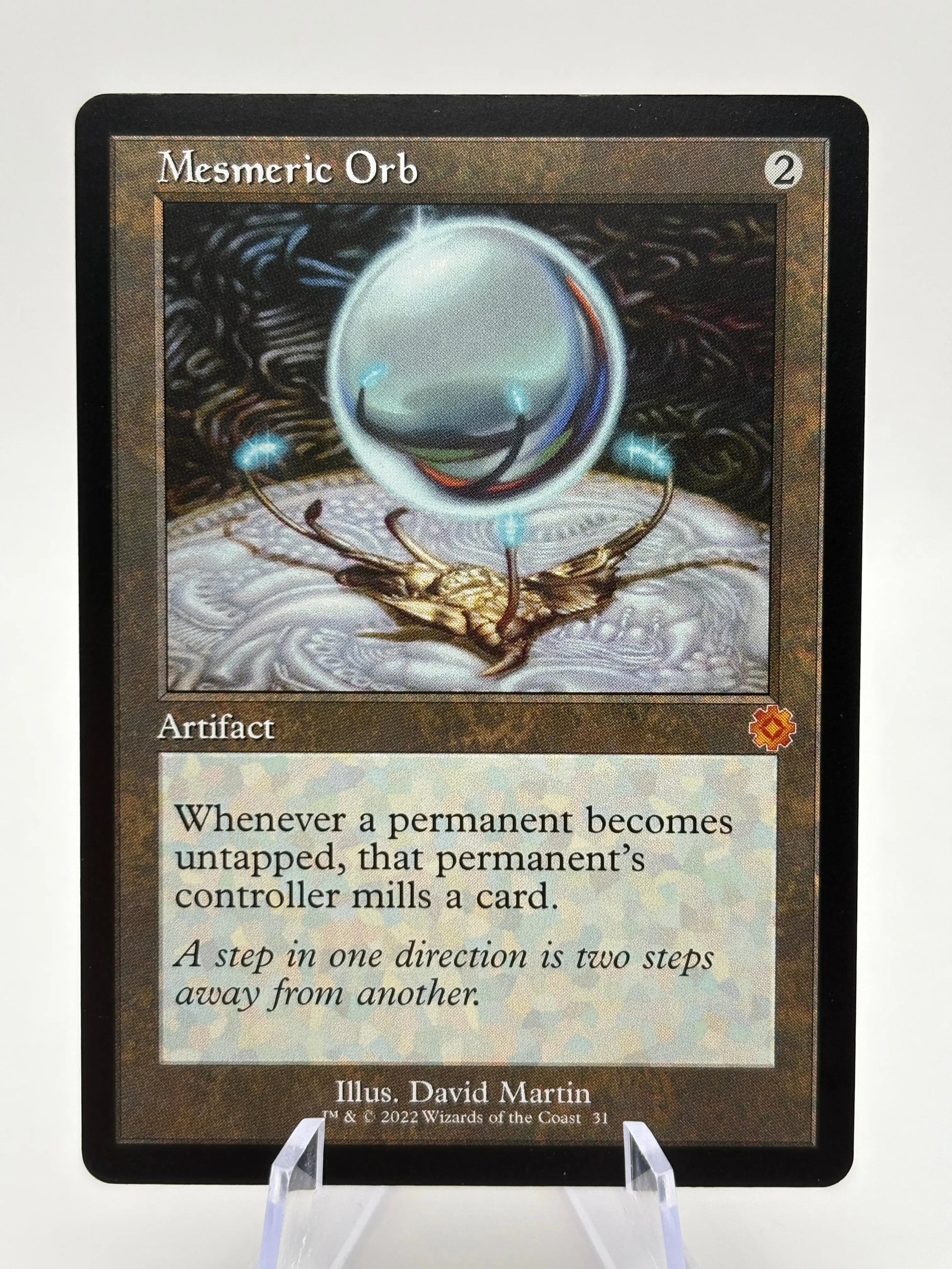 Magic The Gathering - Mesmeric Orb Mythic #31 The Brothers War Retro Artifact FRENLY BRICKS - Open 7 Days