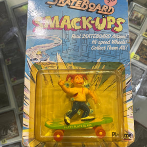 Skateboard Smack-Ups Patty Plate Glass Playtime 1986. New in Package FRENLY BRICKS - Open 7 Days