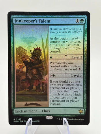 Magic The Gathering - Innkeeper’s Talent Rare Foil #0180 BLB Bloomburrow LP FRENLY BRICKS - Open 7 Days