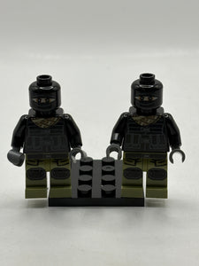 Lego Foot Soldier Tactical, Balaclava Movie Version (tnt043) 79115 Minifigure X2