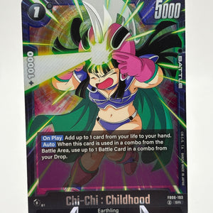 Dragon Ball Super TCG - Chi-Chi : Childhood FB06-103 SR NM FRENLY BRICKS - Open 7 Days