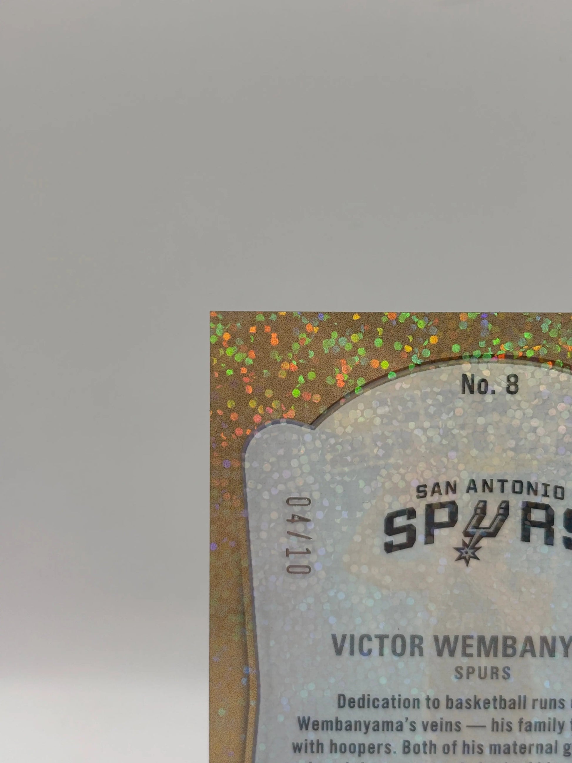 2023-24 Panini Donruss Elite - Victor Wembanyama 04/10 Gold Glass Masters FRENLY BRICKS - Open 7 Days