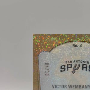 2023-24 Panini Donruss Elite - Victor Wembanyama 04/10 Gold Glass Masters FRENLY BRICKS - Open 7 Days