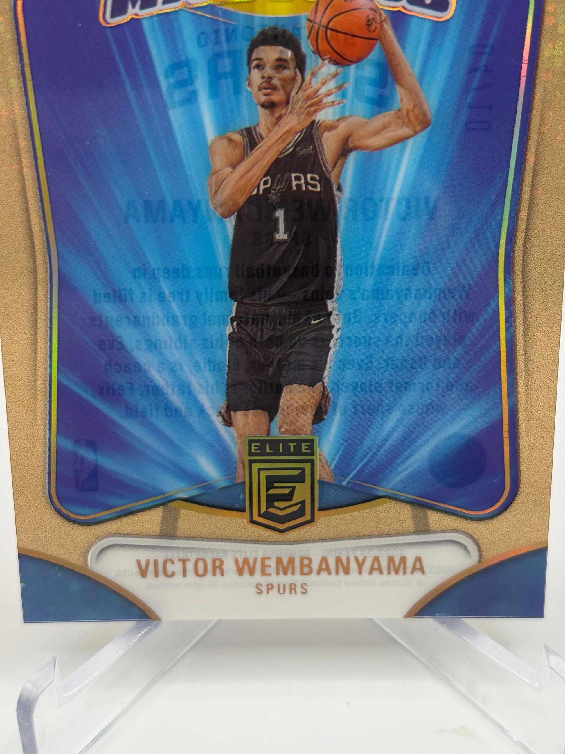 2023-24 Panini Donruss Elite - Victor Wembanyama 04/10 Gold Glass Masters FRENLY BRICKS - Open 7 Days