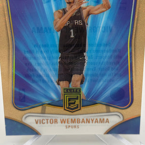 2023-24 Panini Donruss Elite - Victor Wembanyama 04/10 Gold Glass Masters FRENLY BRICKS - Open 7 Days