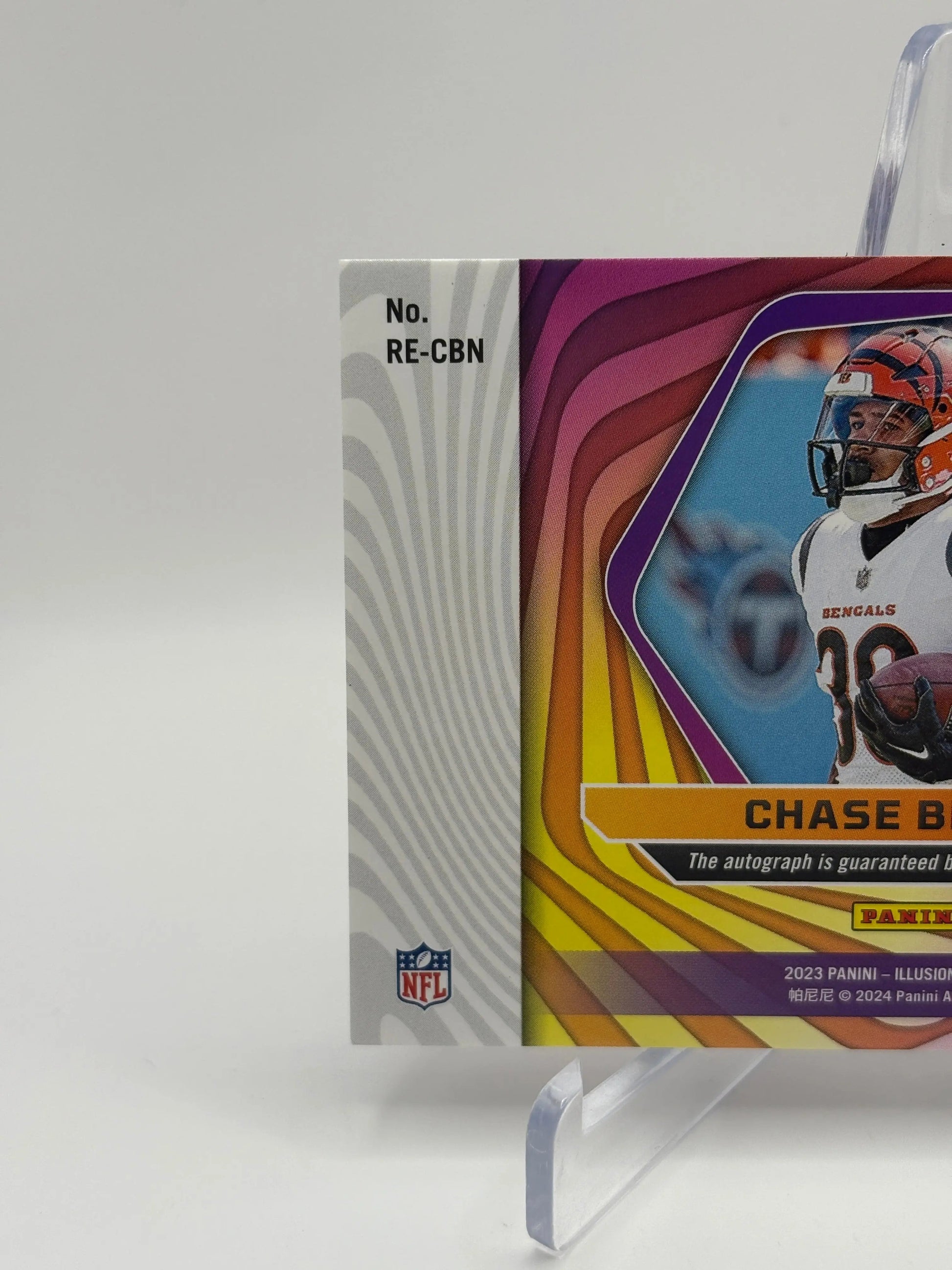 2023 Panini Illusions Football Chase Brown Rookie Auto /334 #RE-CBN FRENLY BRICKS - Open 7 Days