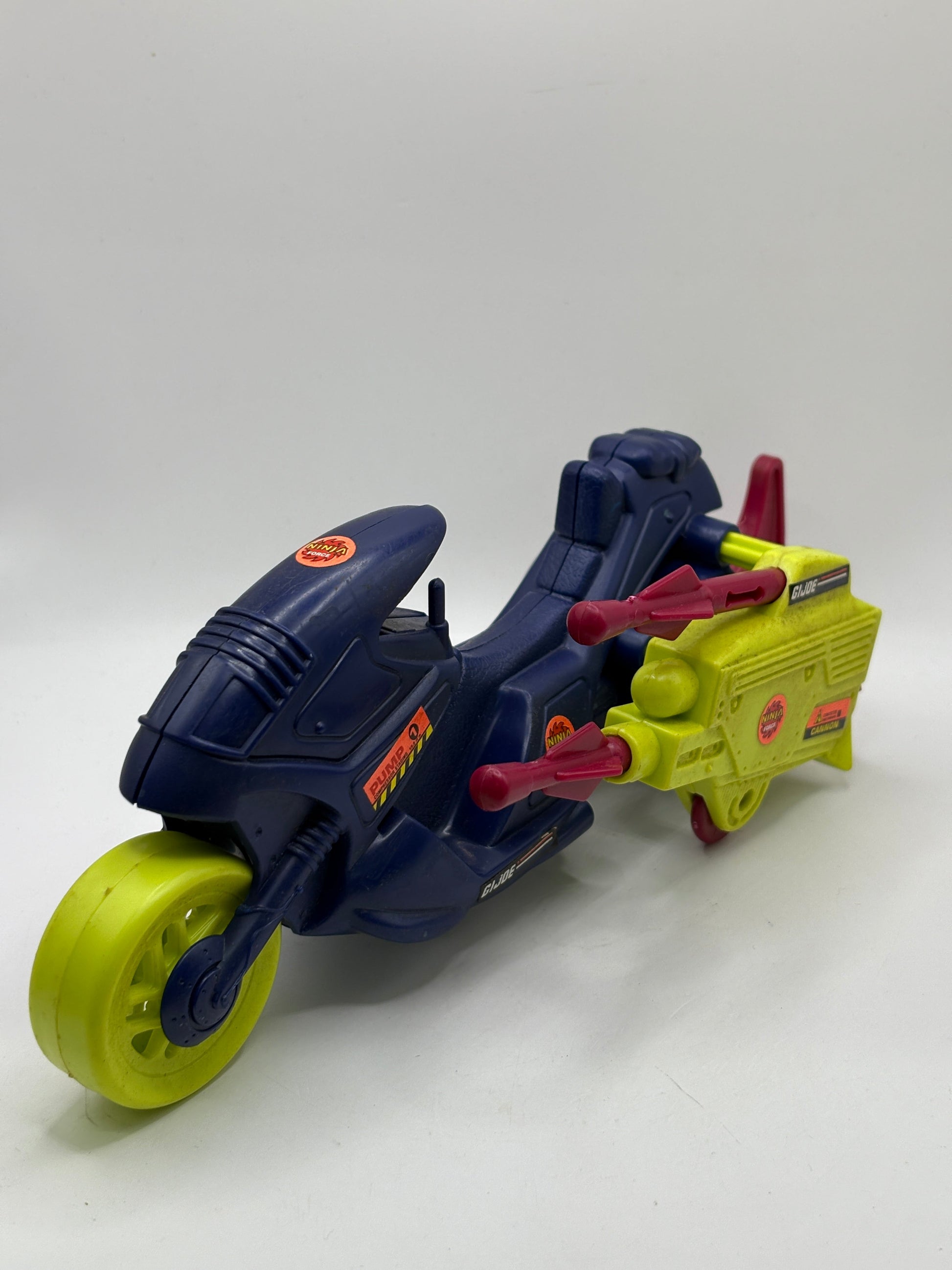 Vintage 1993 G.I.Joe Vehicle Ninja Lightning Cycle Action Figure Vehicle Loose FRENLY BRICKS - Open 7 Days