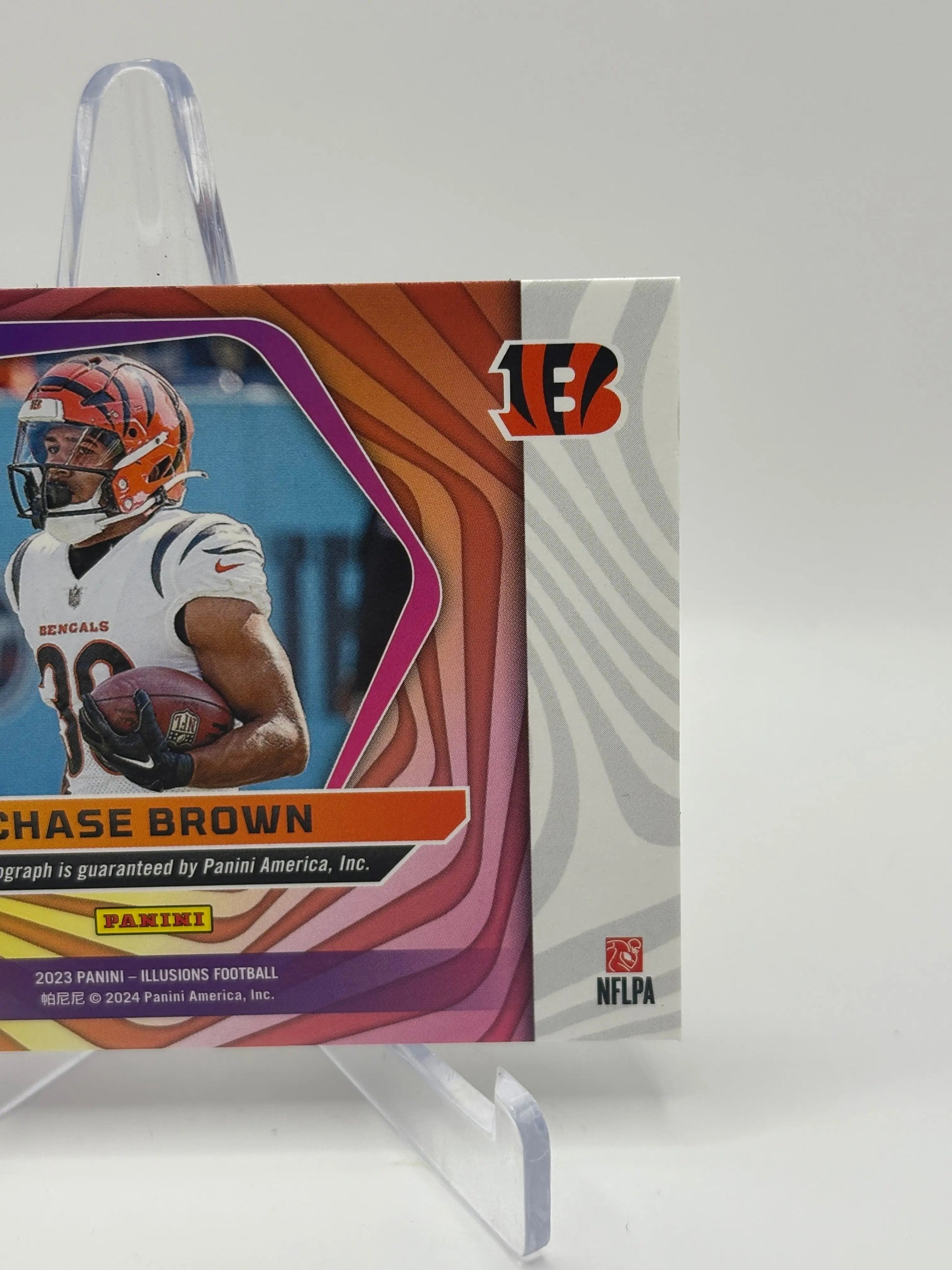 2023 Panini Illusions Football Chase Brown Rookie Auto /334 #RE-CBN FRENLY BRICKS - Open 7 Days