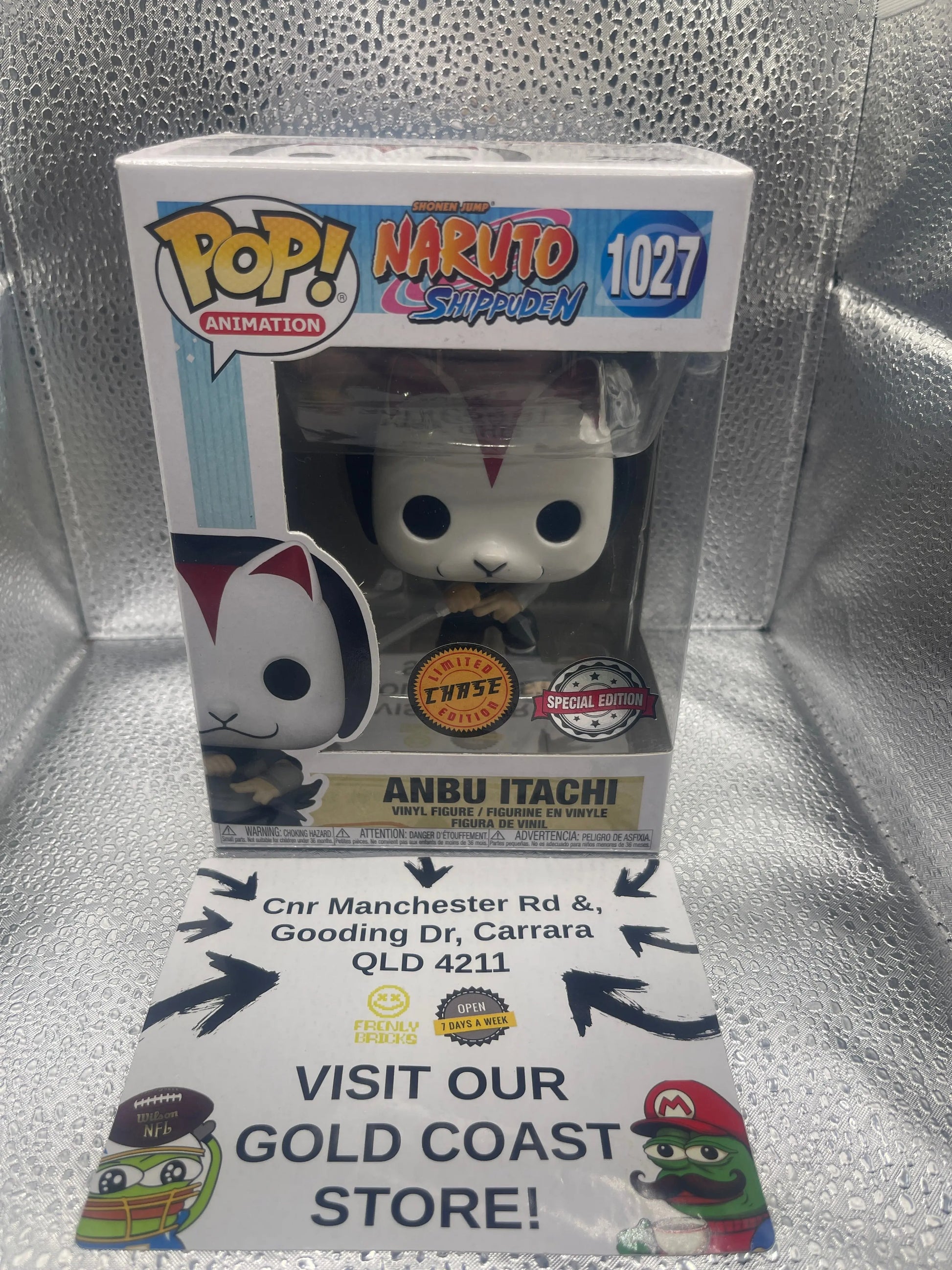 Funko Pop! Vinyl: Naruto Shippuden - Anbu Itachi #1027 Chase Special Edition FRENLY BRICKS - Open 7 Days