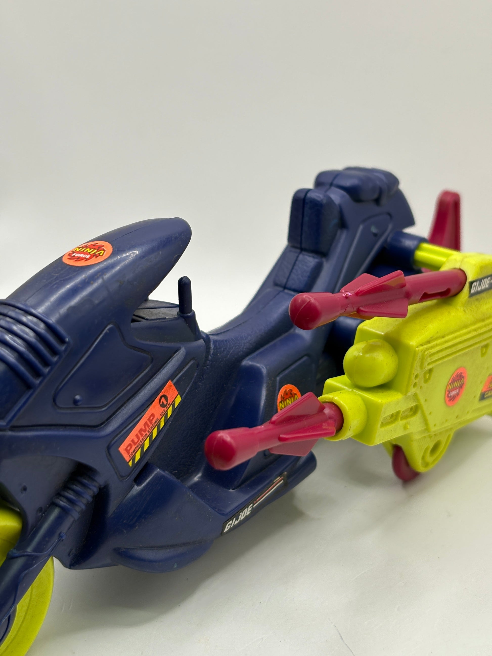 Vintage 1993 G.I.Joe Vehicle Ninja Lightning Cycle Action Figure Vehicle Loose FRENLY BRICKS - Open 7 Days