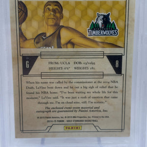 2014-15 Panini Gold Standard #252 Zach Lavine /149 RPA Auto Beckett 9.5 Gem Mint FRENLY BRICKS - Open 7 Days