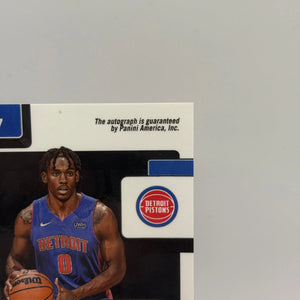 2022-23 Panini Donruss Optic Basketball #227 Jalen Duren Rookie Auto on Card FRENLY BRICKS - Open 7 Days