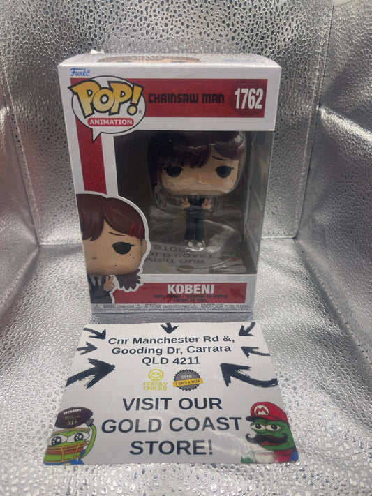 Funko POP! Animation #1762 Chainsaw Man Kobeni FRENLY BRICKS - Open 7 Days