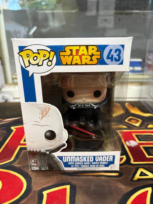 Funko Pop! Vinyl: Star Wars - Darth Vader (Unmasked) #43 FRENLY BRICKS - Open 7 Days