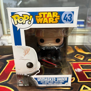 Funko Pop! Vinyl: Star Wars - Darth Vader (Unmasked) #43 FRENLY BRICKS - Open 7 Days