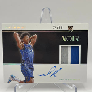2019-20 Panini Noir Basketball #357 Isaiah Roby Rookie Patch Auto /99 On Card FRENLY BRICKS - Open 7 Days