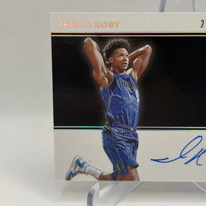 2019-20 Panini Noir Basketball #357 Isaiah Roby Rookie Patch Auto /99 On Card FRENLY BRICKS - Open 7 Days