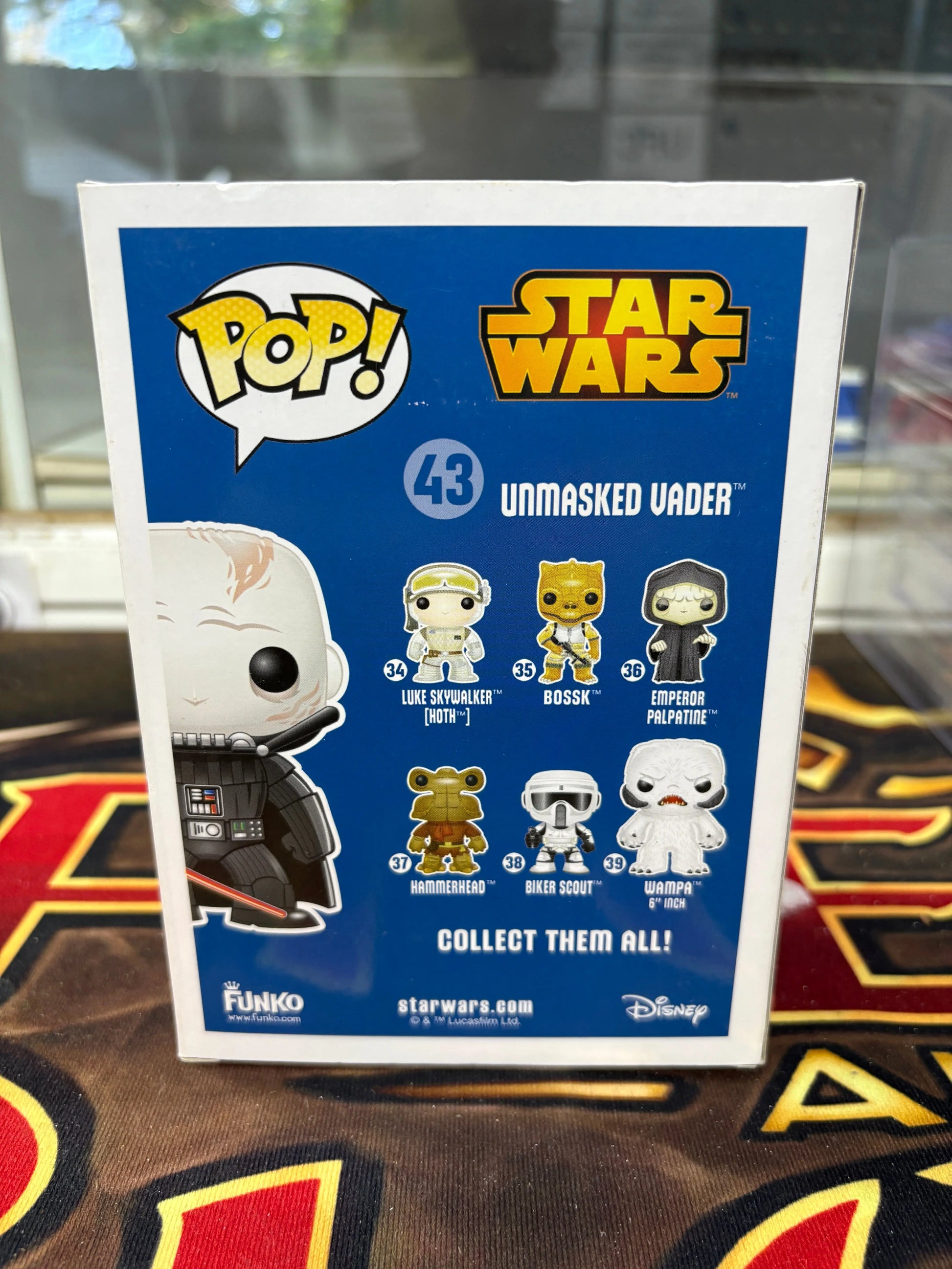 Funko Pop! Vinyl: Star Wars - Darth Vader (Unmasked) #43 FRENLY BRICKS - Open 7 Days