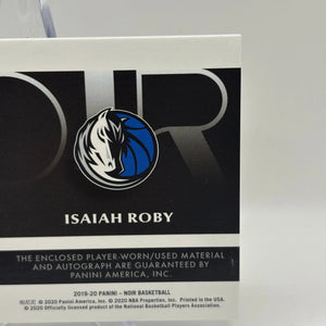 2019-20 Panini Noir Basketball #357 Isaiah Roby Rookie Patch Auto /99 On Card FRENLY BRICKS - Open 7 Days