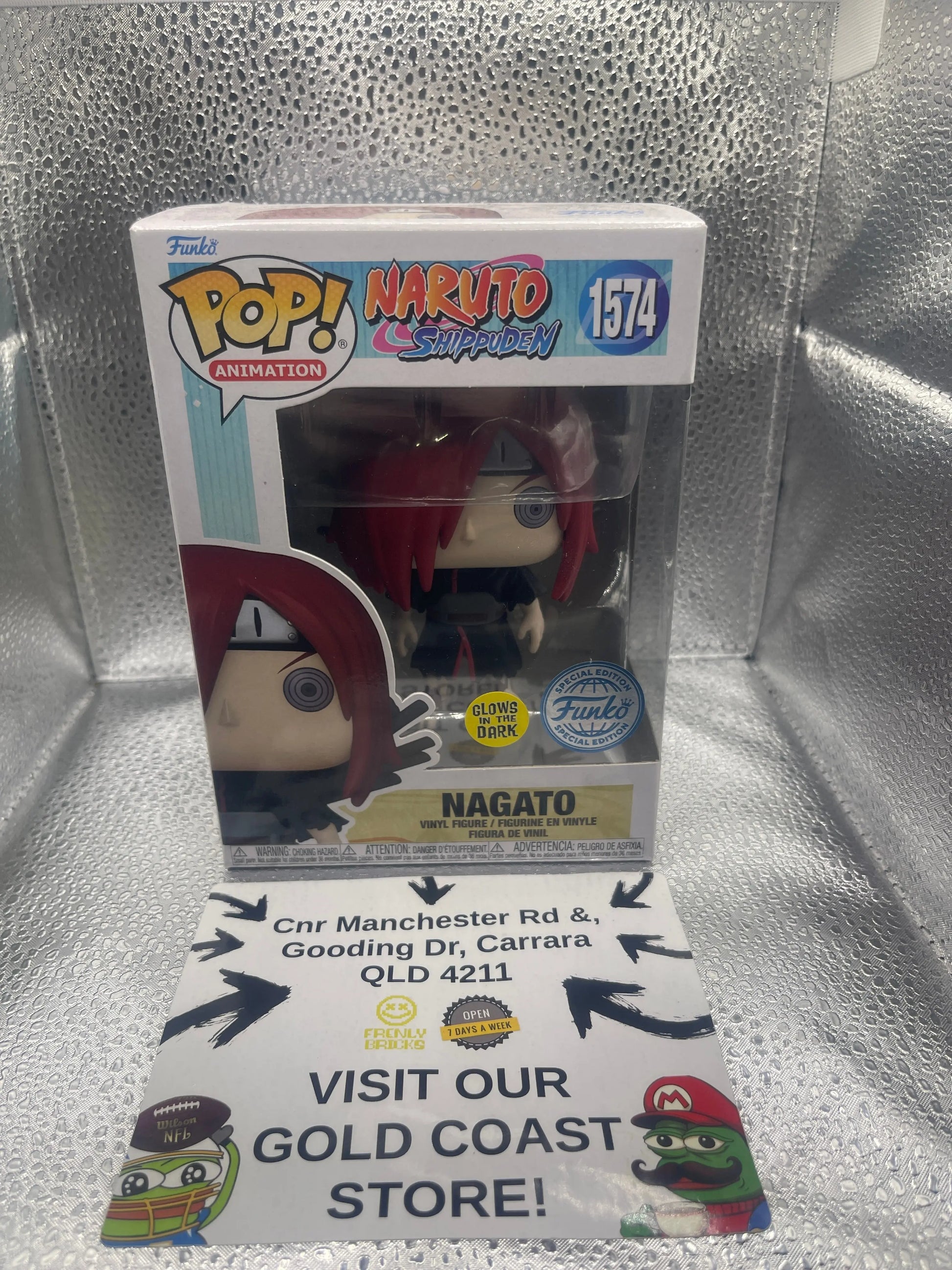 Funko Pop! Naruto Shippuden Nagato #1574 Glow in the Dark Special Edition FRENLY BRICKS - Open 7 Days