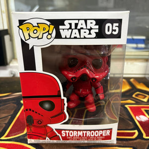 Funko POP! Star Wars #05 Stormtrooper Red FRENLY BRICKS - Open 7 Days