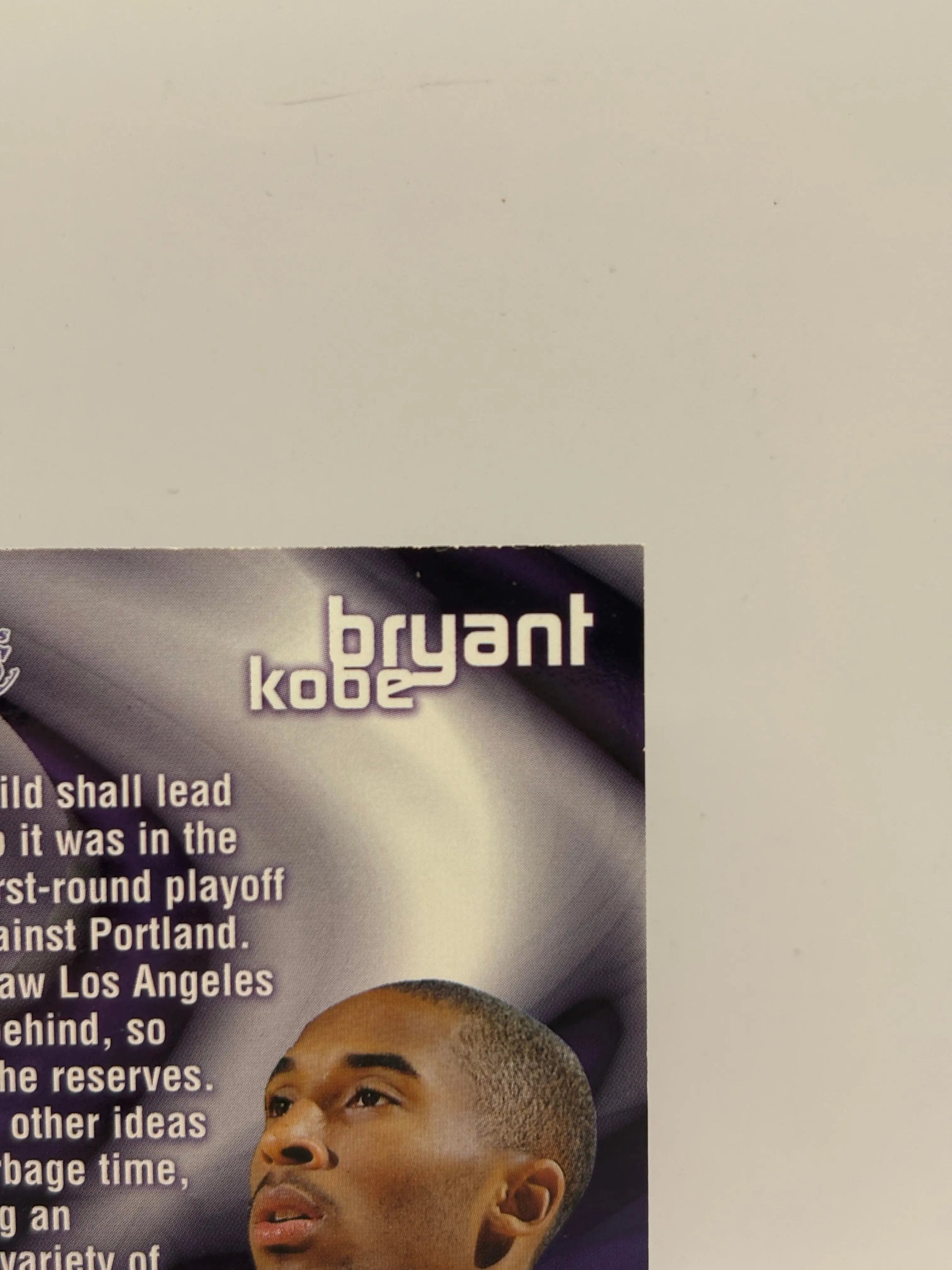 1997-98 Fleer - Kobe Bryant #2 of 15 Z Zone Insert FRENLY BRICKS - Open 7 Days